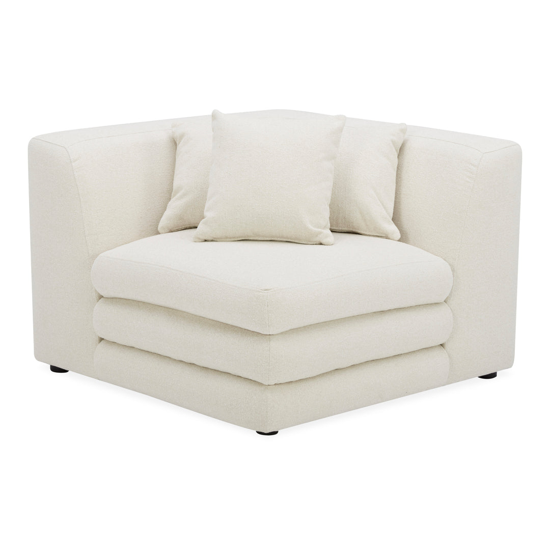 American Home Furniture | Moe's Home Collection - Lowtide Corner Chair Warm White