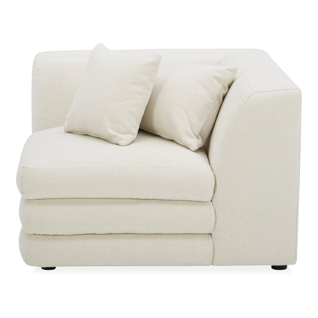 American Home Furniture | Moe's Home Collection - Lowtide Corner Chair Warm White