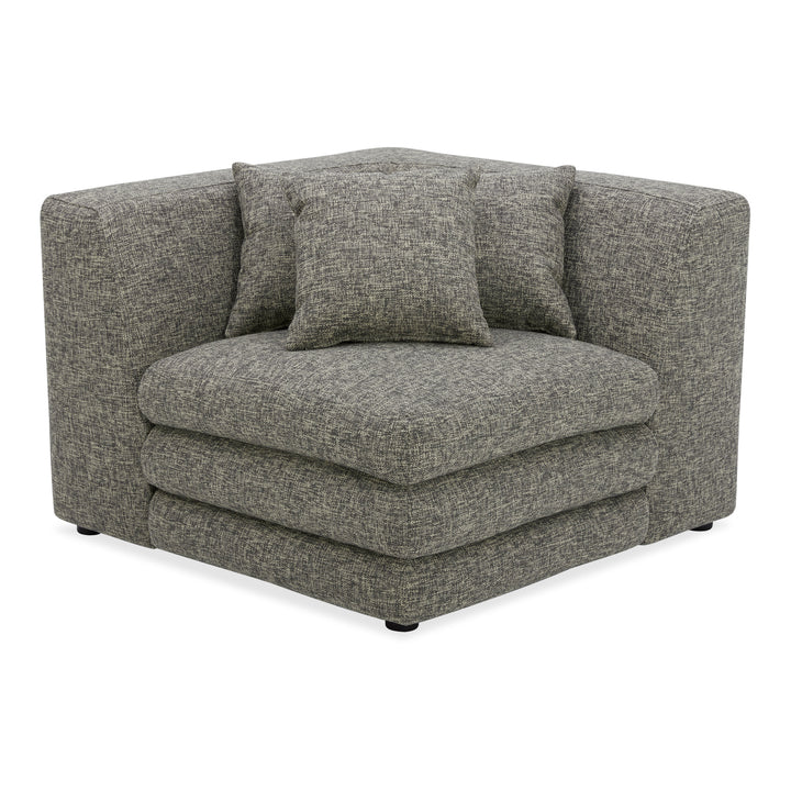 American Home Furniture | Moe's Home Collection - Lowtide Corner Chair Stone Tweed