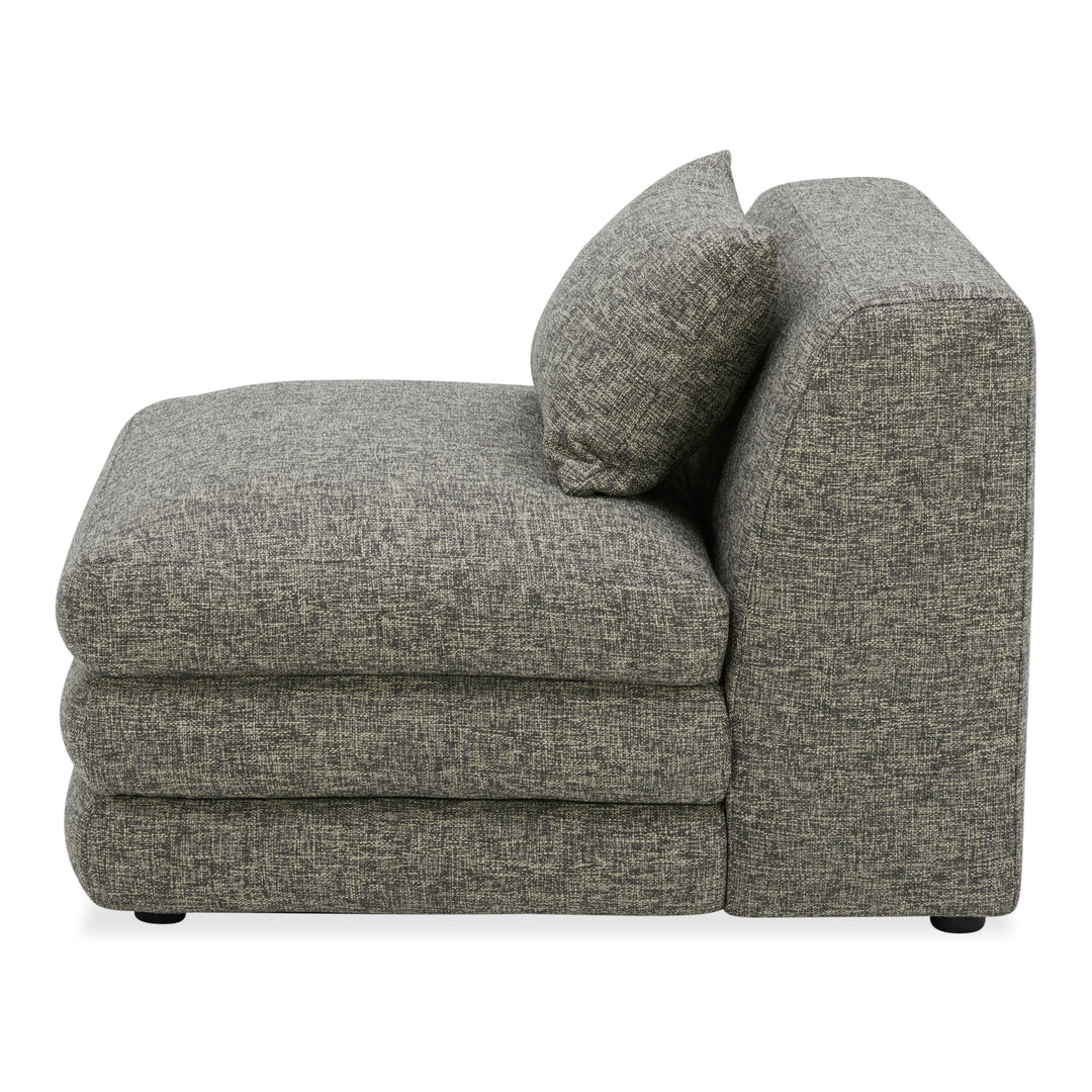 American Home Furniture | Moe's Home Collection - Lowtide Slipper Chair Stone Tweed