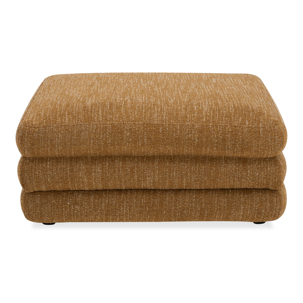 American Home Furniture | Moe's Home Collection - Lowtide Ottoman Amber Glow