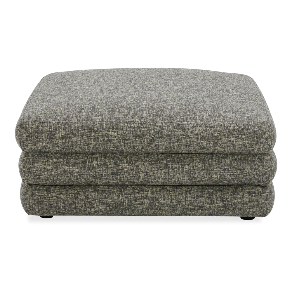 American Home Furniture | Moe's Home Collection - Lowtide Ottoman Stone Tweed