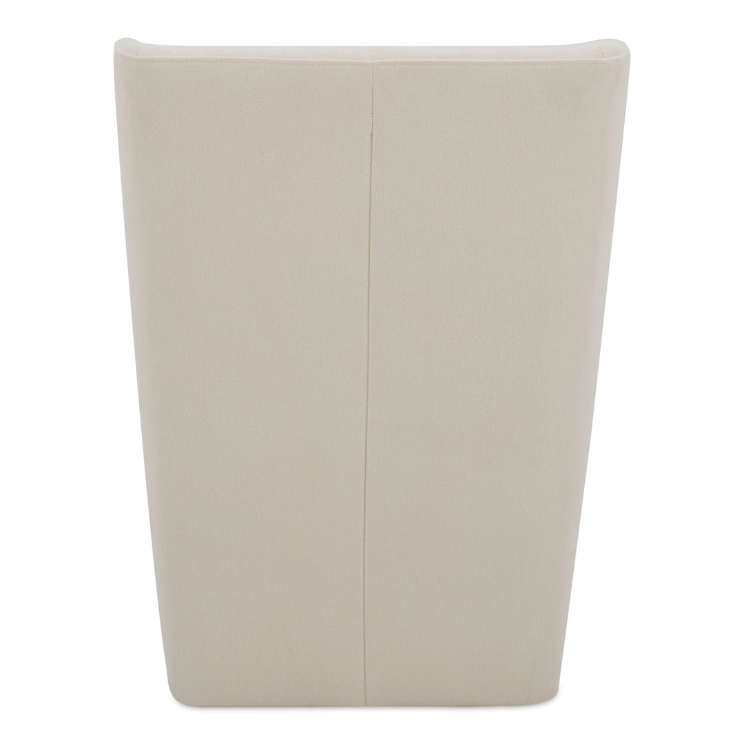 American Home Furniture | Moe's Home Collection - Cormac Rolling Dining Chair Performance Fabric Cream