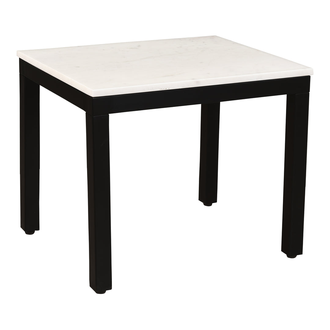 American Home Furniture | Moe's Home Collection - Parson Side Table White Marble