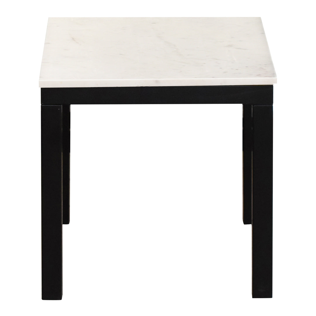 American Home Furniture | Moe's Home Collection - Parson Side Table White Marble