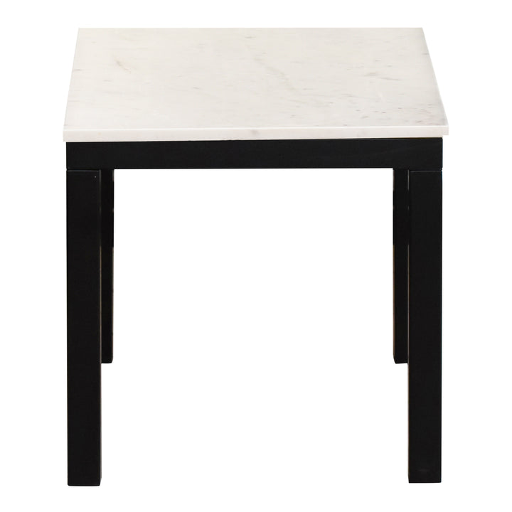 American Home Furniture | Moe's Home Collection - Parson Side Table White Marble