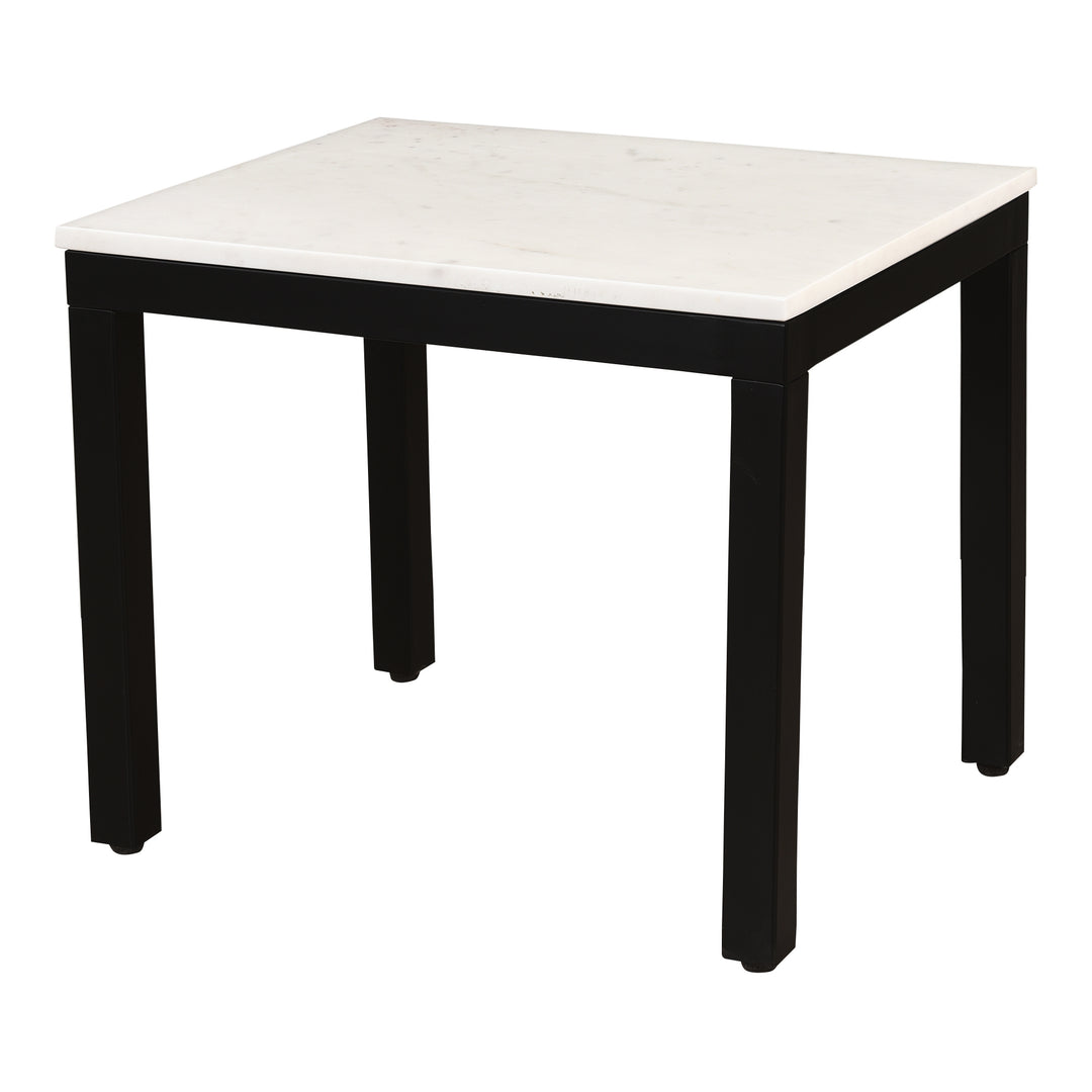 American Home Furniture | Moe's Home Collection - Parson Side Table White Marble