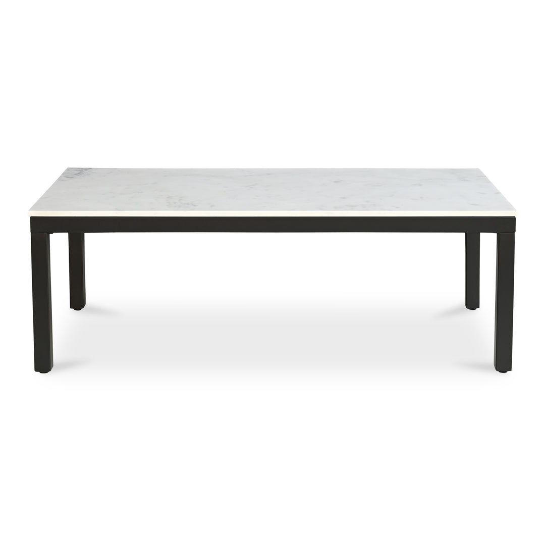 American Home Furniture | Moe's Home Collection - Parson Coffee Table White Marble