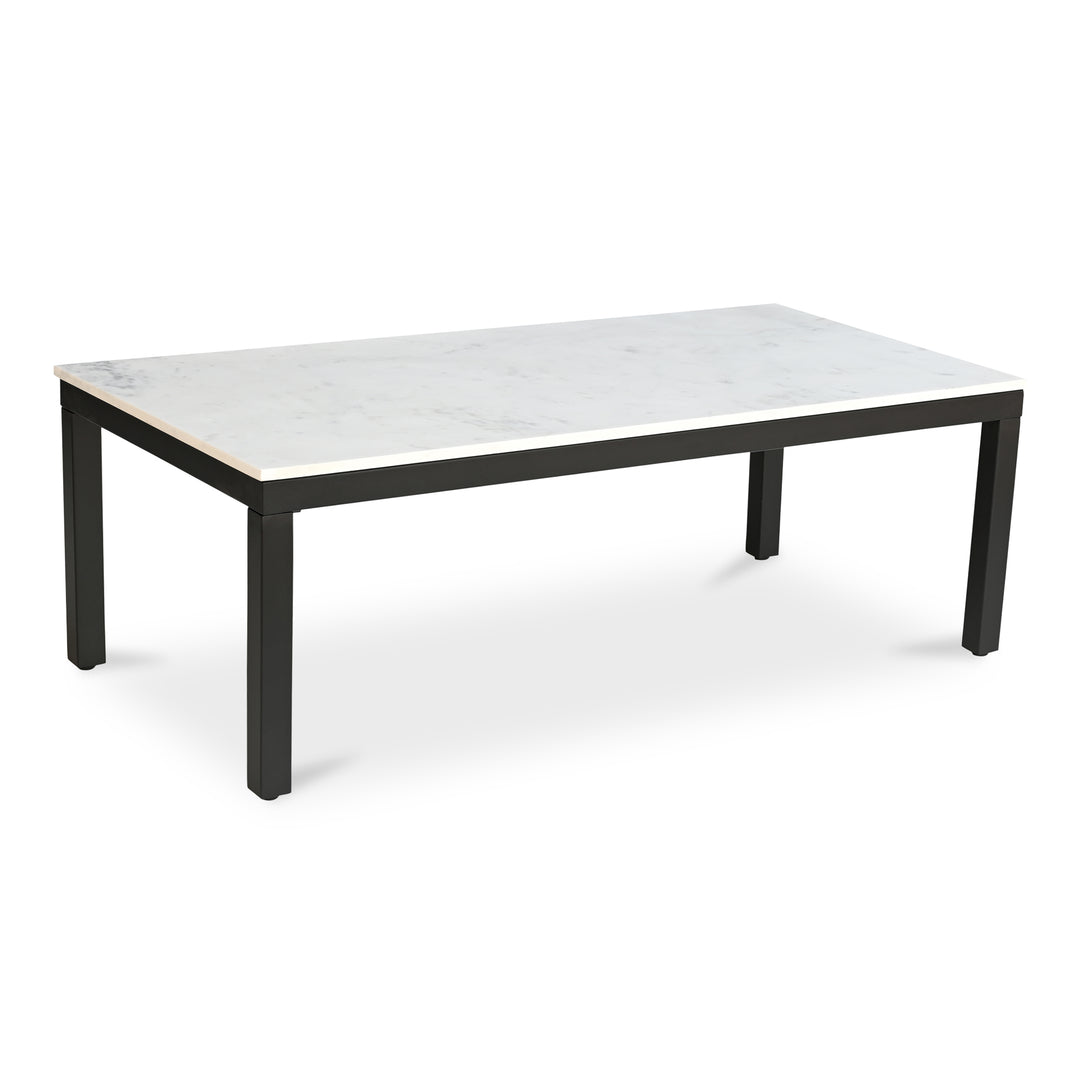 American Home Furniture | Moe's Home Collection - Parson Coffee Table White Marble