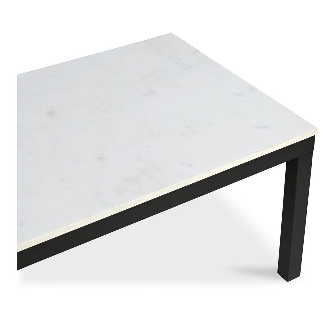 American Home Furniture | Moe's Home Collection - Parson Coffee Table White Marble