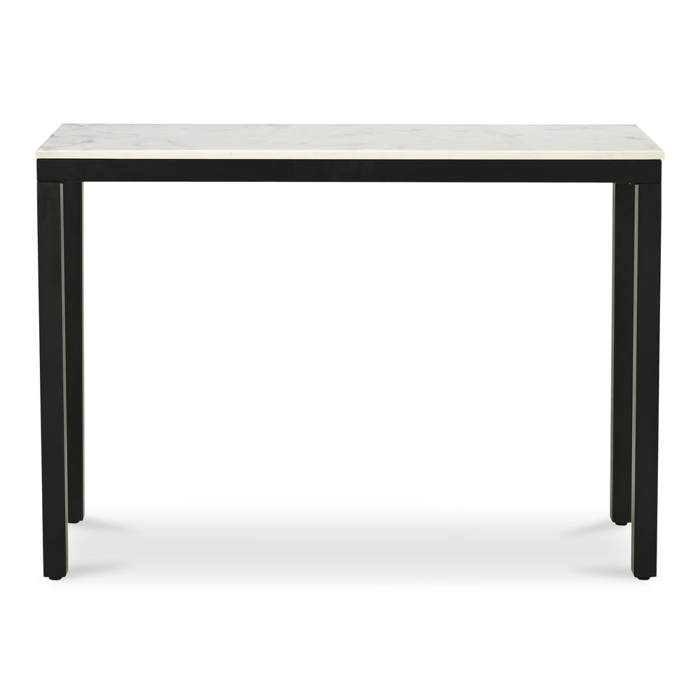 American Home Furniture | Moe's Home Collection - Parson Console Table White Marble
