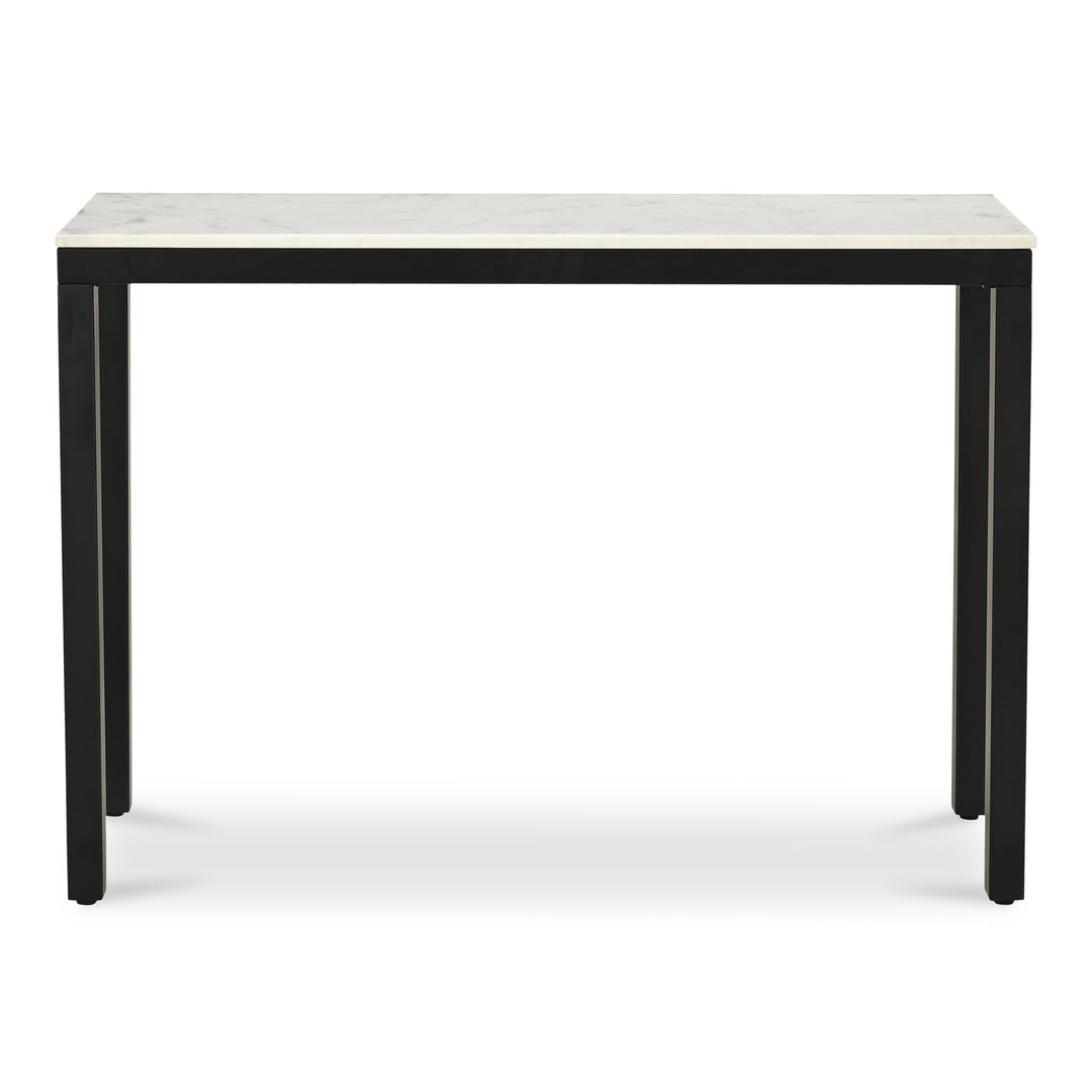 American Home Furniture | Moe's Home Collection - Parson Console Table White Marble