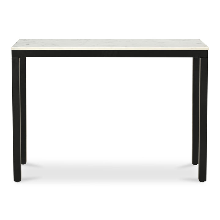 American Home Furniture | Moe's Home Collection - Parson Console Table White Marble