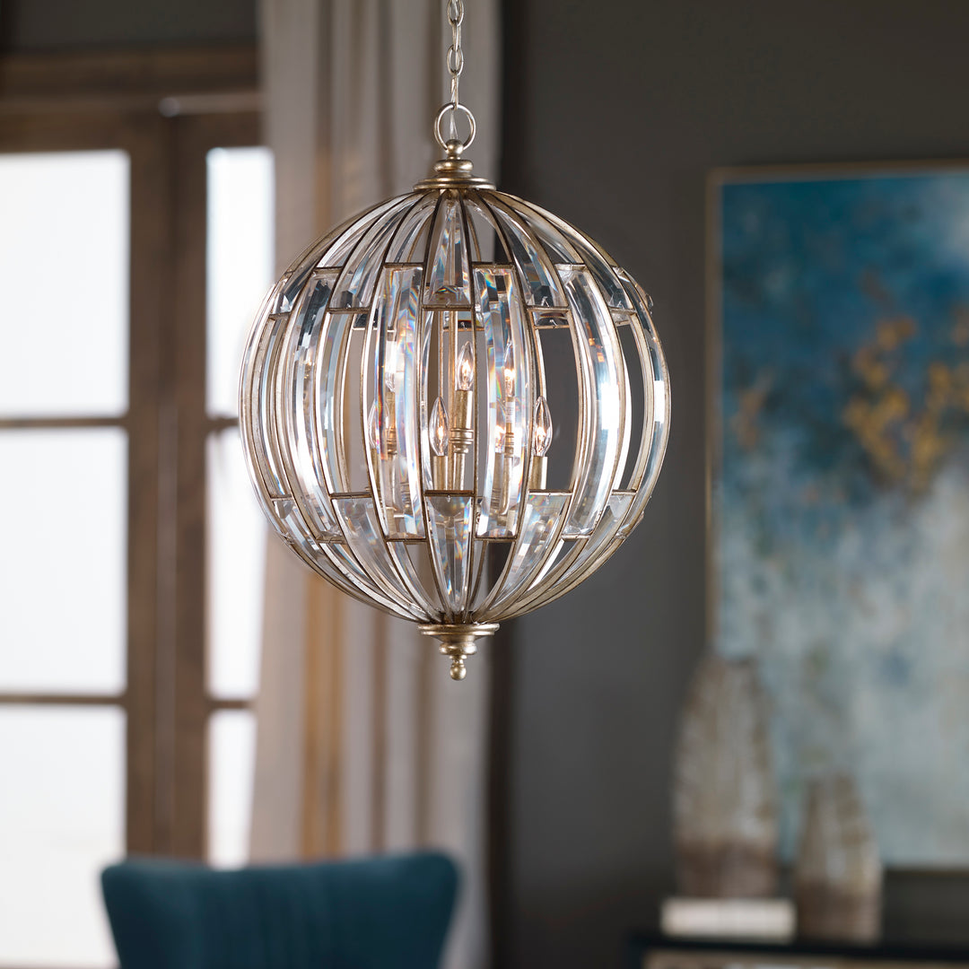 VICENTINA 6 LIGHT SPHERE PENDANT - AmericanHomeFurniture