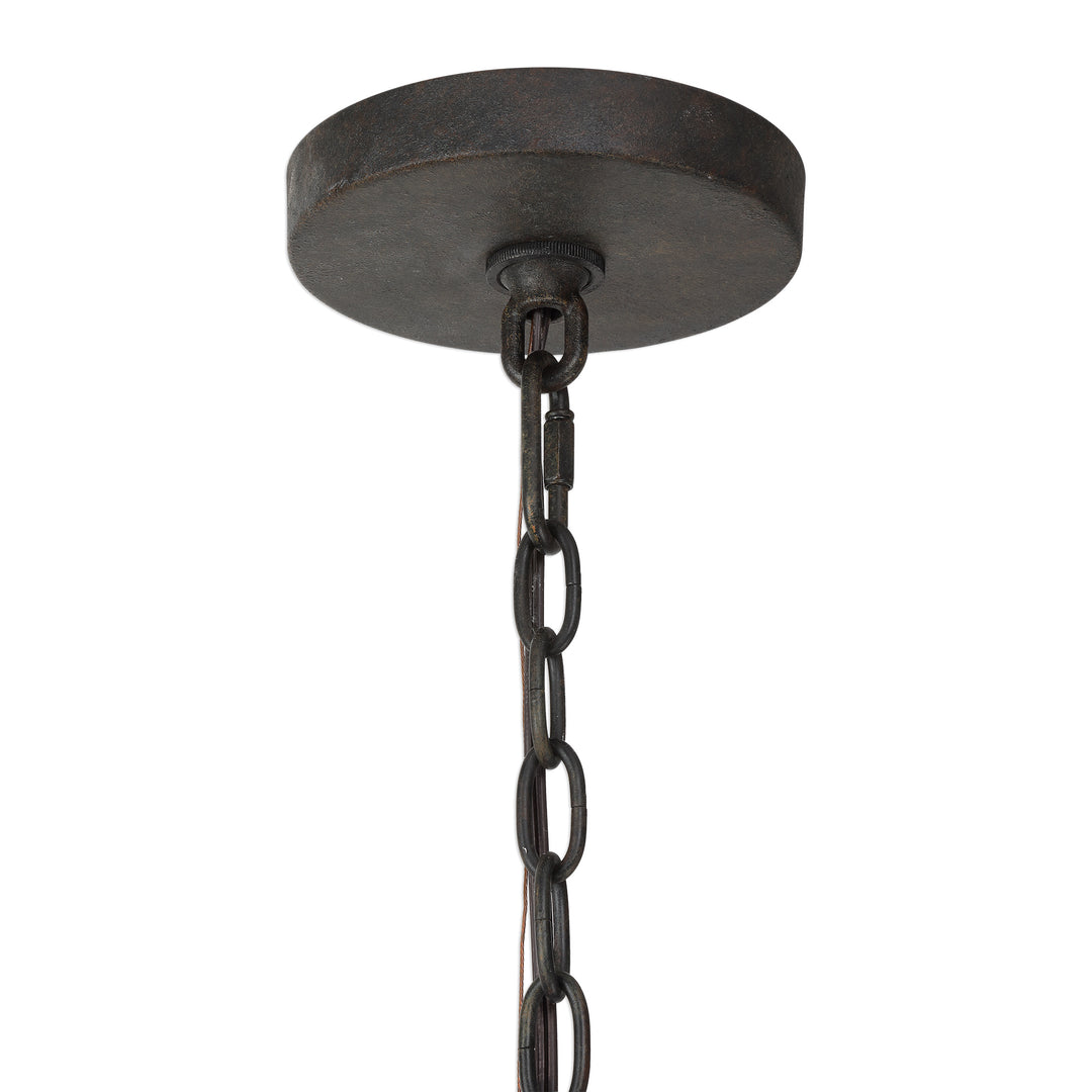 ATWOOD 8 LIGHT WAGON WHEEL PENDANT - AmericanHomeFurniture