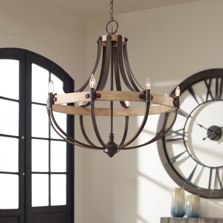 DUBOIS 8 LIGHT CHANDELIER - AmericanHomeFurniture