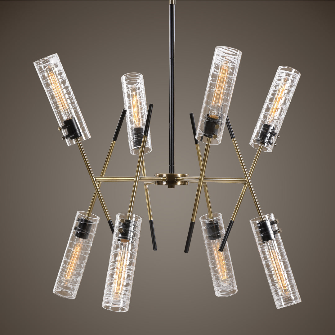 TELESTO 8 LIGHT LINEAR PENDANT - AmericanHomeFurniture