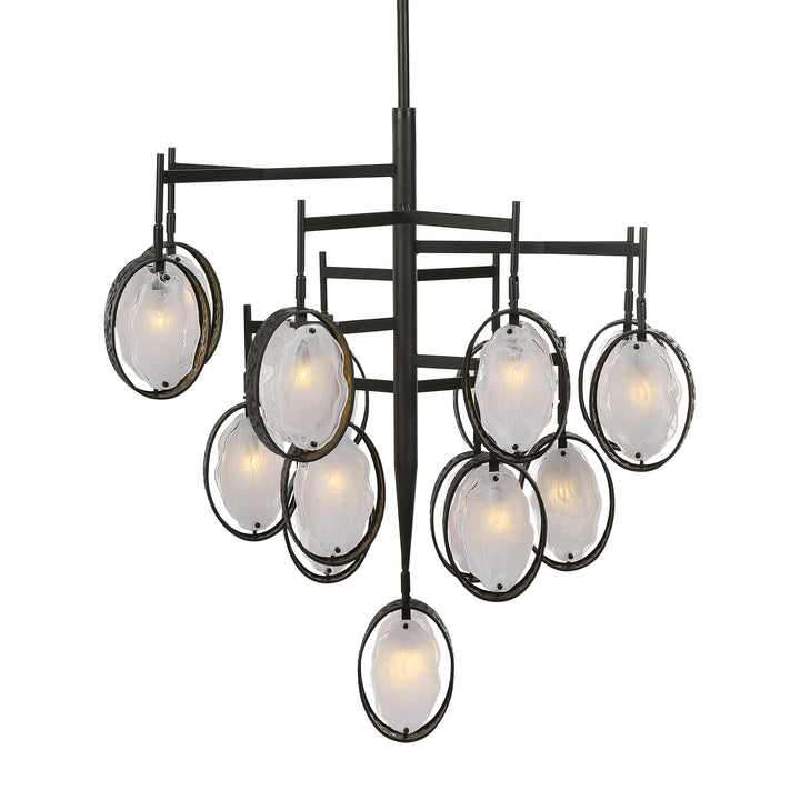 MAXIN 15 LIGHT LARGE BRONZE CHANDELIER - AmericanHomeFurniture