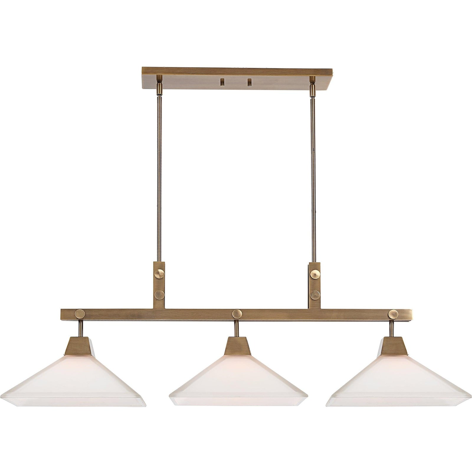 Uttermost BROOKDALE INDUSTRIAL 3 LIGHT LINEAR CHANDELIER PENDANT LIGHTING