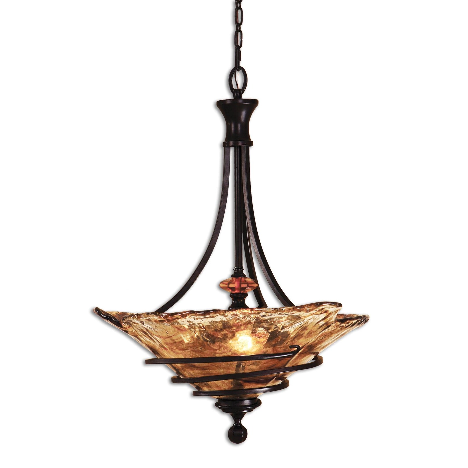Uttermost VITALIA 3 LT OIL RUBBED BRONZE PENDANT PENDANT LIGHTING