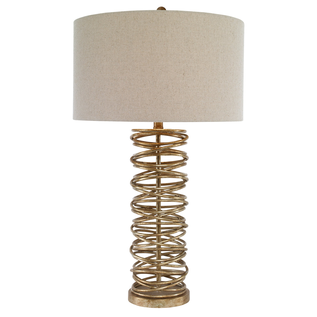 AMAREY METAL RING TABLE LAMP - AmericanHomeFurniture