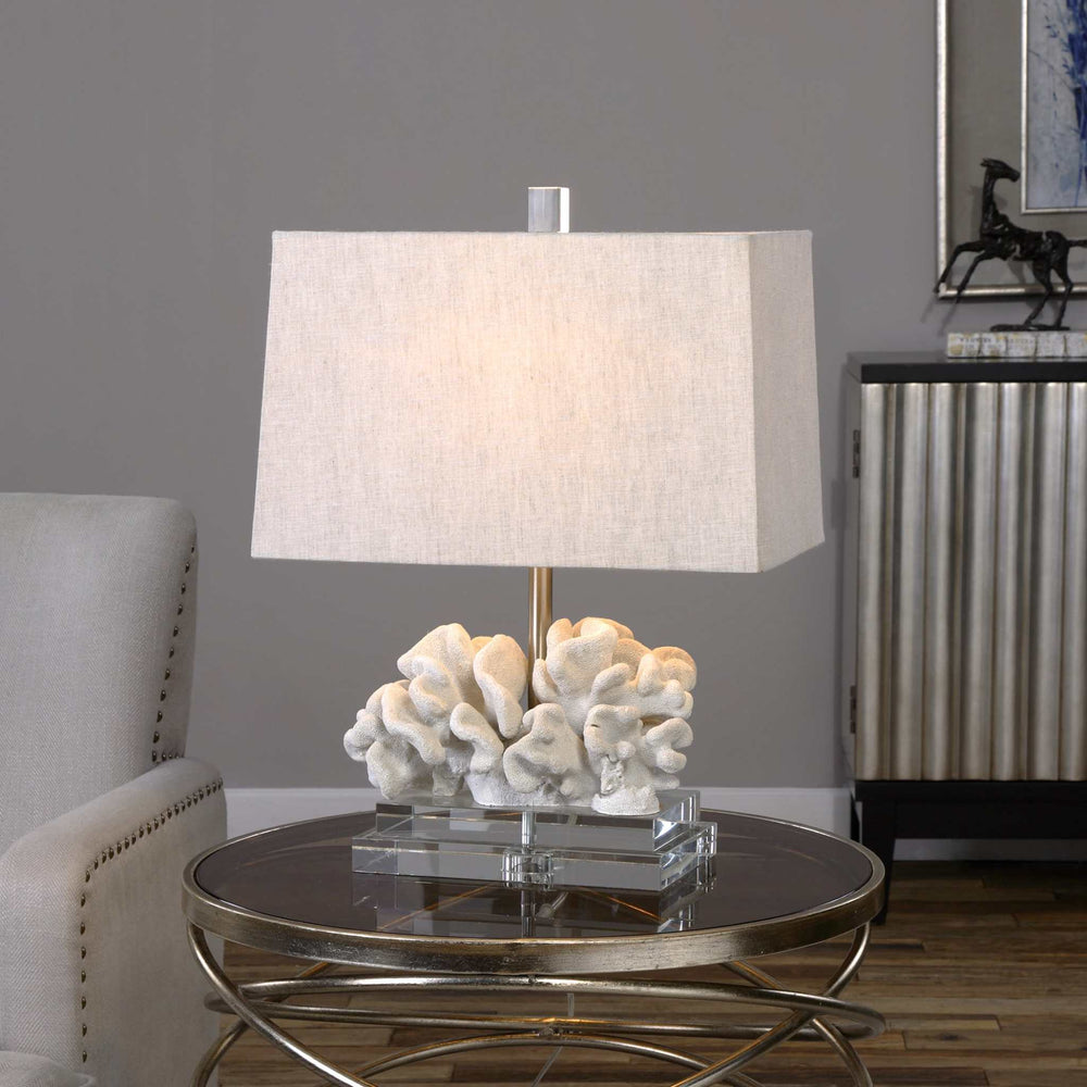 CORAL SCULPTURE TABLE LAMP - AmericanHomeFurniture