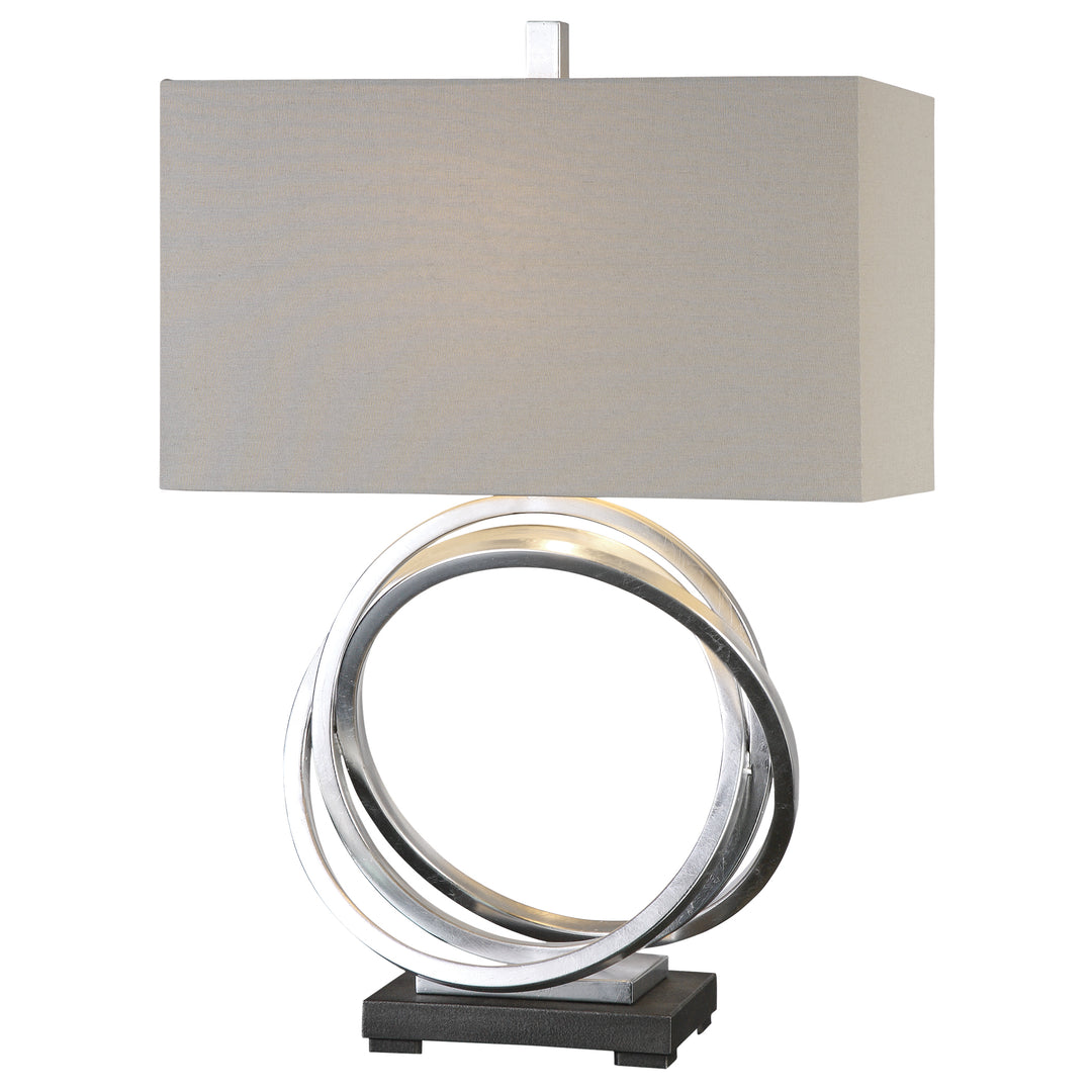 Soroca Silver Rings Lamp - AmericanHomeFurniture