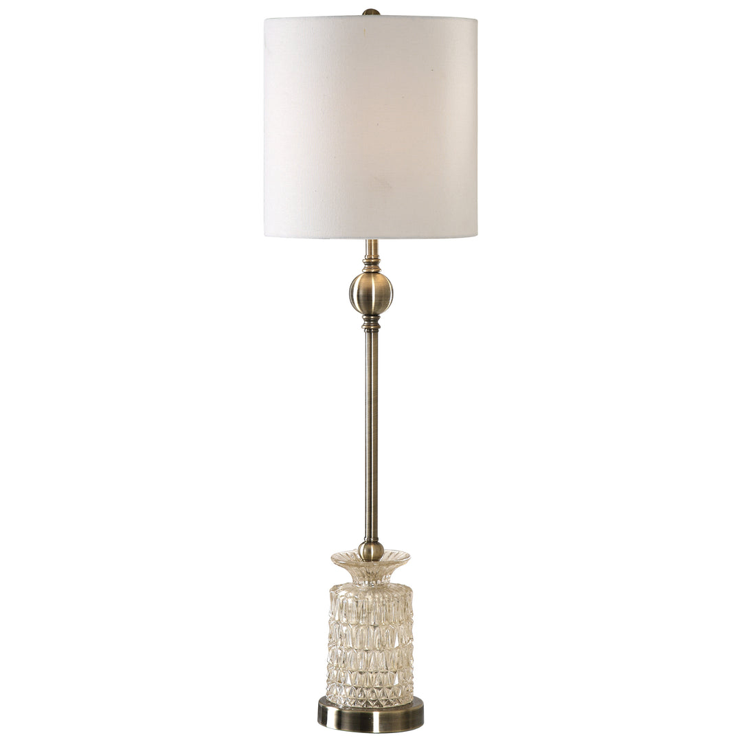 Flaviana Antique Brass Buffet Lamp - AmericanHomeFurniture