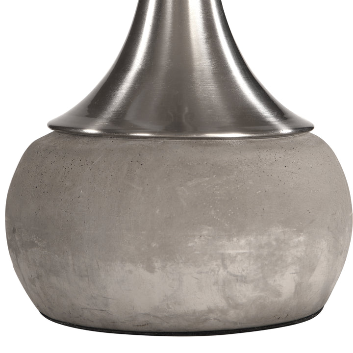 Niah Brushed Nickel Lamp - AmericanHomeFurniture