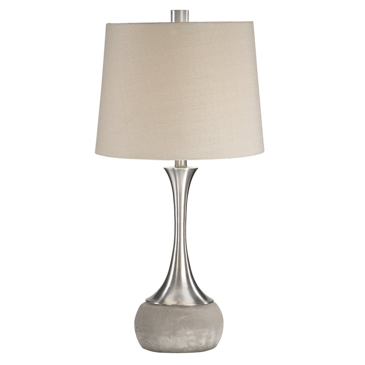 Niah Brushed Nickel Lamp - AmericanHomeFurniture