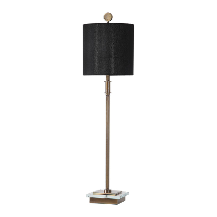 VOLANTE ANTIQUE BRASS TABLE LAMP - AmericanHomeFurniture