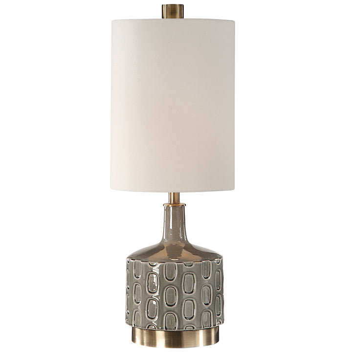 DARRIN GRAY TABLE LAMP - AmericanHomeFurniture