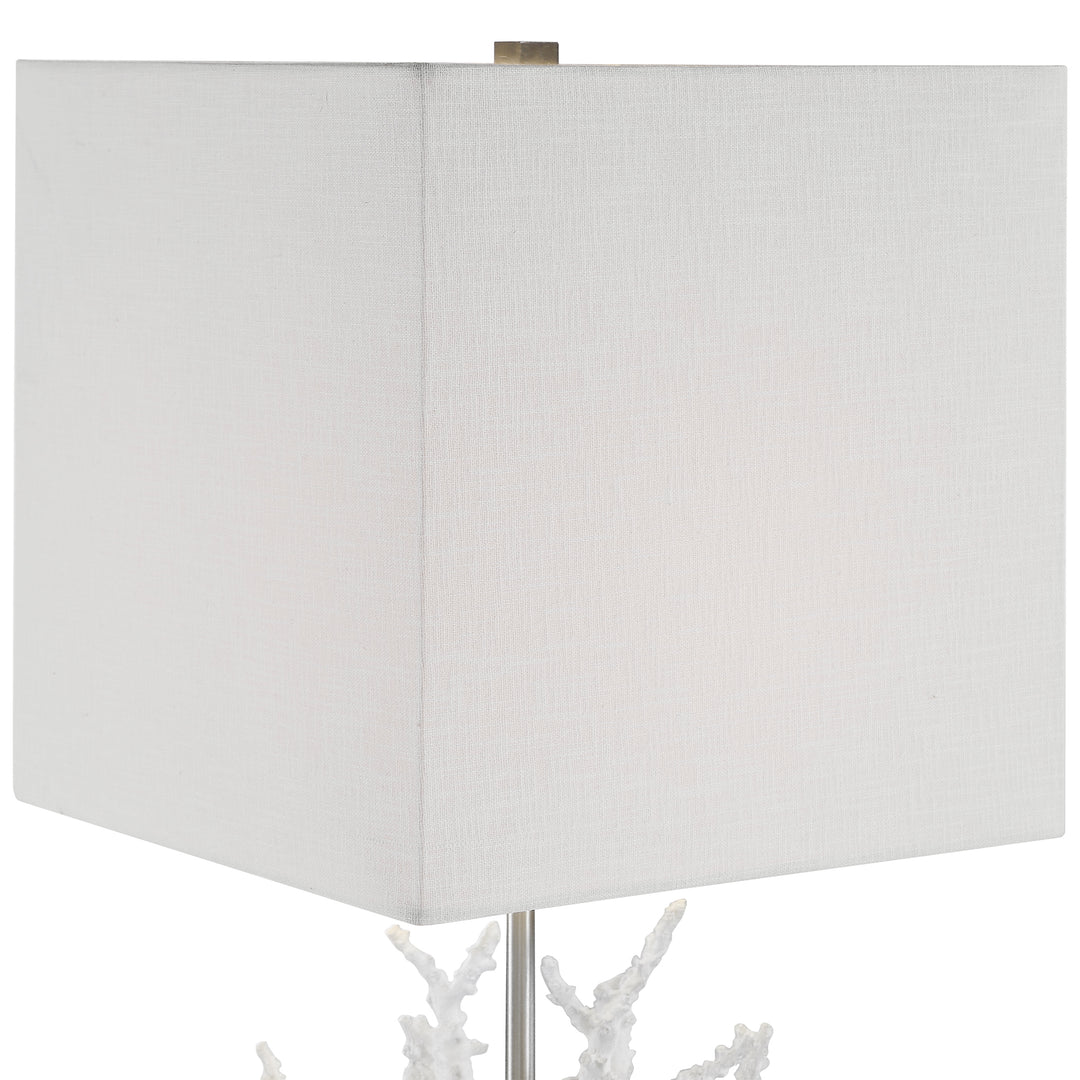 CORALLO WHITE CORAL TABLE LAMP - AmericanHomeFurniture