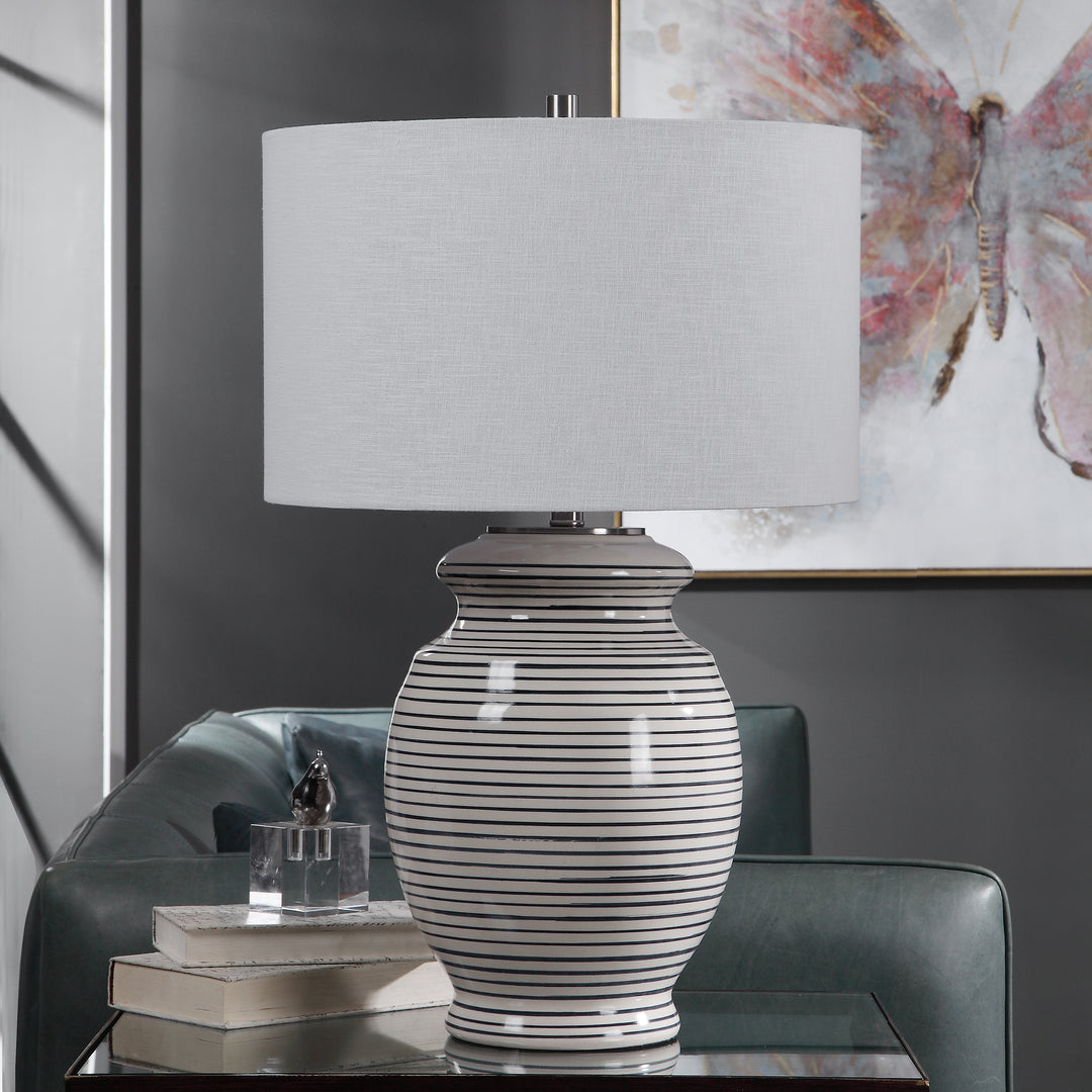 MARISA OFF WHITE TABLE LAMP - AmericanHomeFurniture