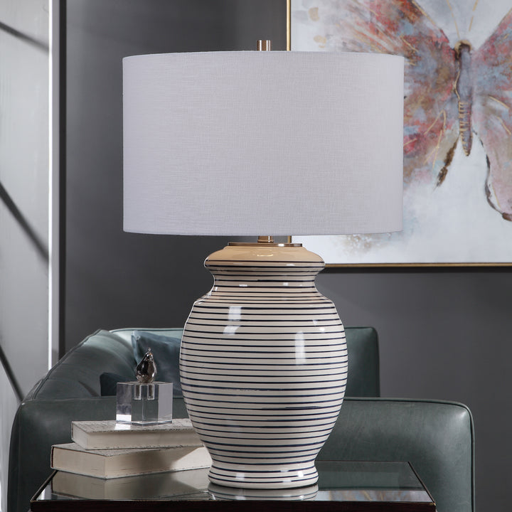 MARISA OFF WHITE TABLE LAMP - AmericanHomeFurniture