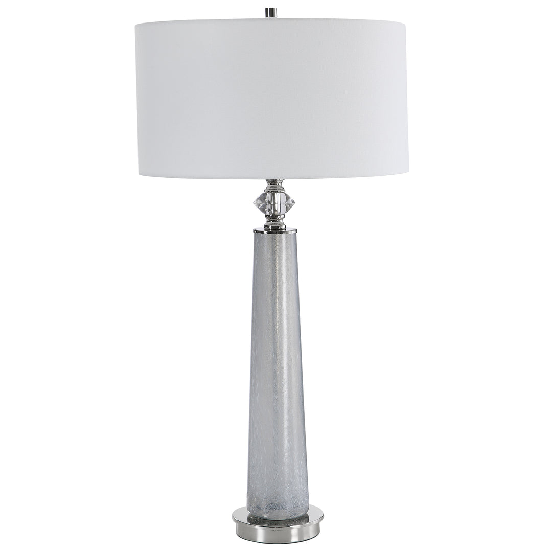 GRAYTON FROSTED ART TABLE LAMP - AmericanHomeFurniture