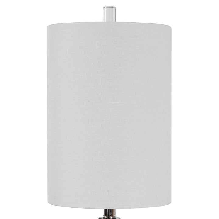 Azaria Polished Nickel Buffet Lamp - AmericanHomeFurniture