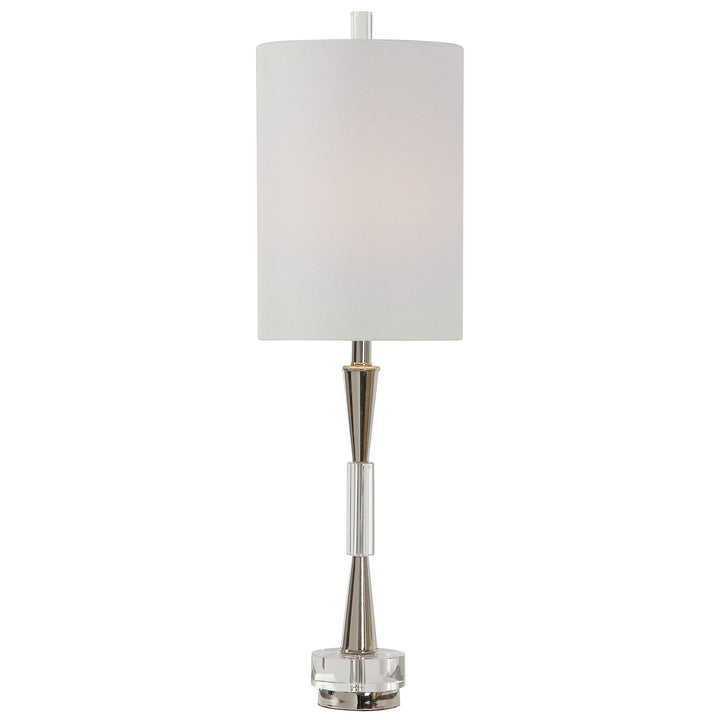 Azaria Polished Nickel Buffet Lamp - AmericanHomeFurniture