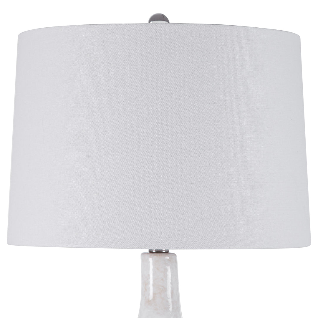 DURANGO RUST WHITE TABLE LAMP - AmericanHomeFurniture