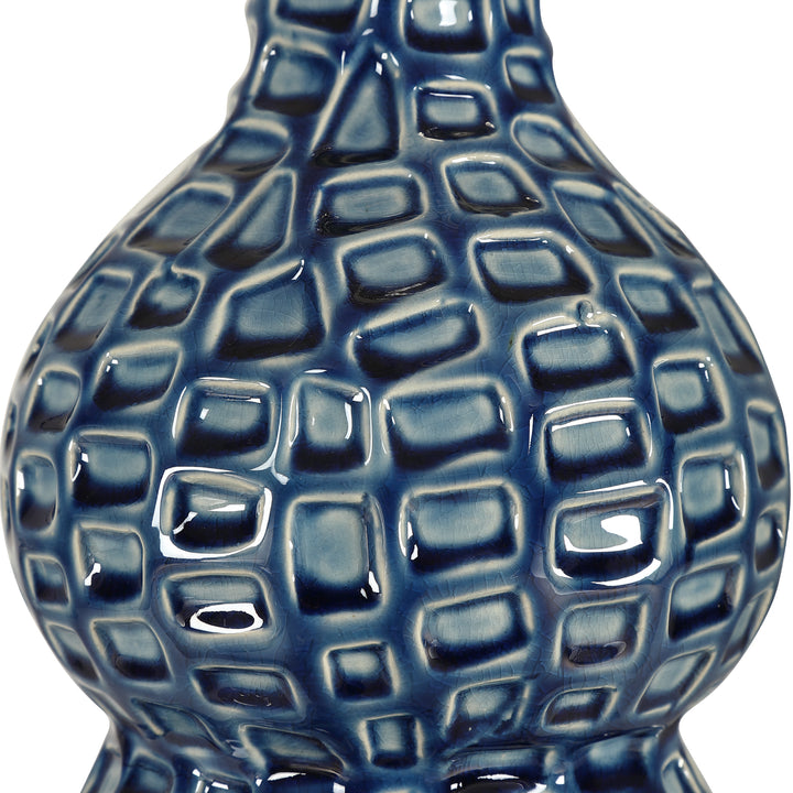 HOLLOWAY COBALT BLUE TABLE LAMP - AmericanHomeFurniture