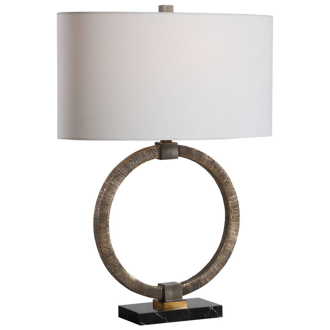 RELIC AGED GOLD TABLE LAMP - AmericanHomeFurniture