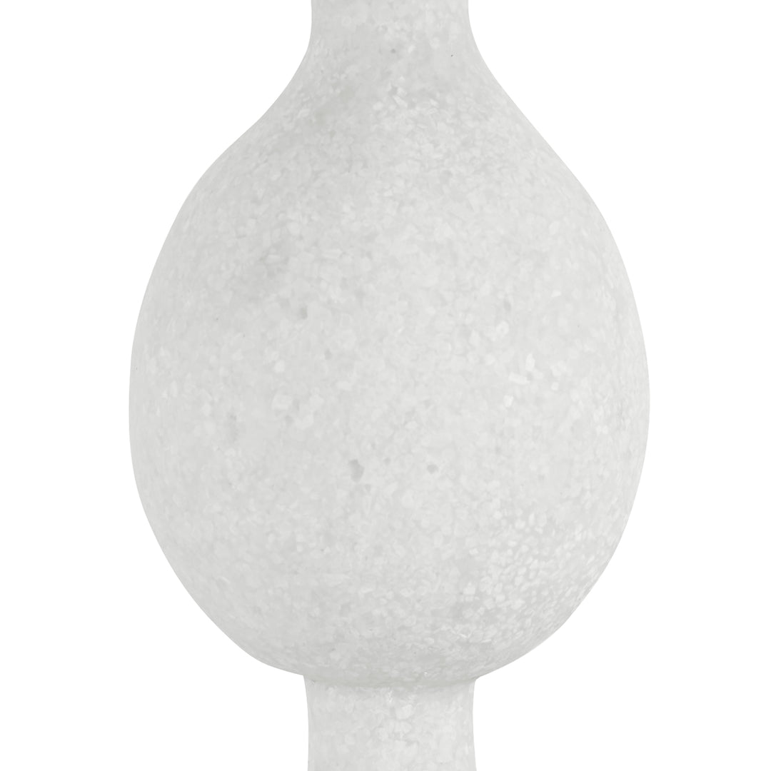 INVERSE WHITE MARBLE TABLE LAMP - AmericanHomeFurniture