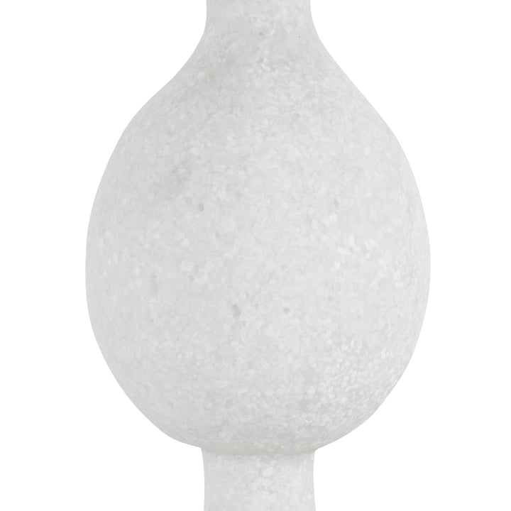 INVERSE WHITE MARBLE TABLE LAMP - AmericanHomeFurniture