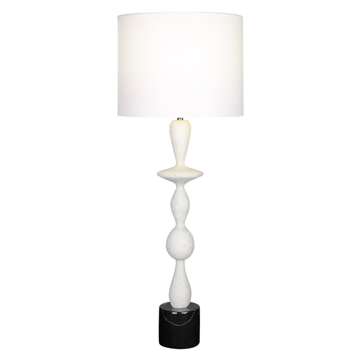 INVERSE WHITE MARBLE TABLE LAMP - AmericanHomeFurniture