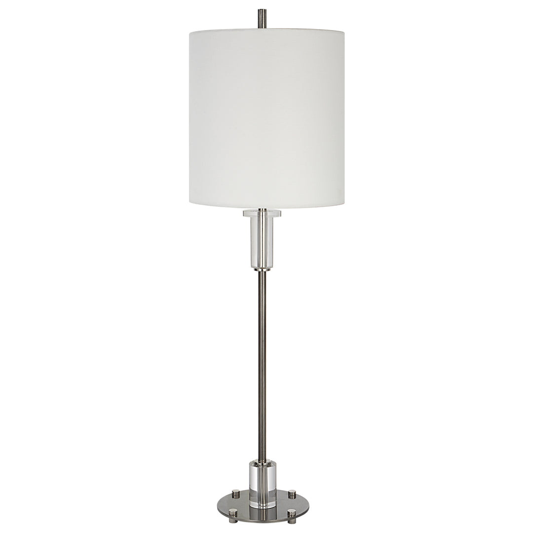 Aurelia Steel Buffet Lamp - AmericanHomeFurniture