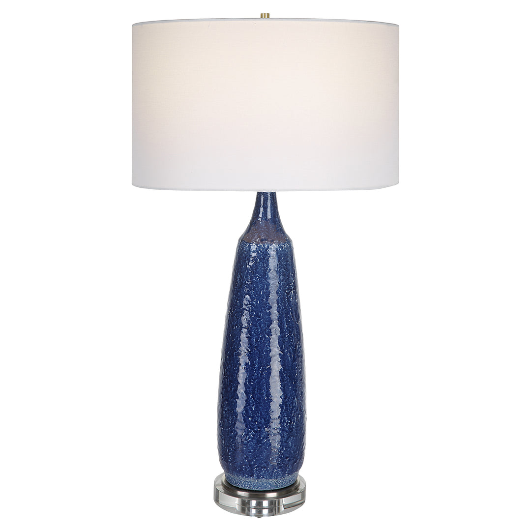 NEWPORT COBALT BLUE TABLE LAMP - AmericanHomeFurniture