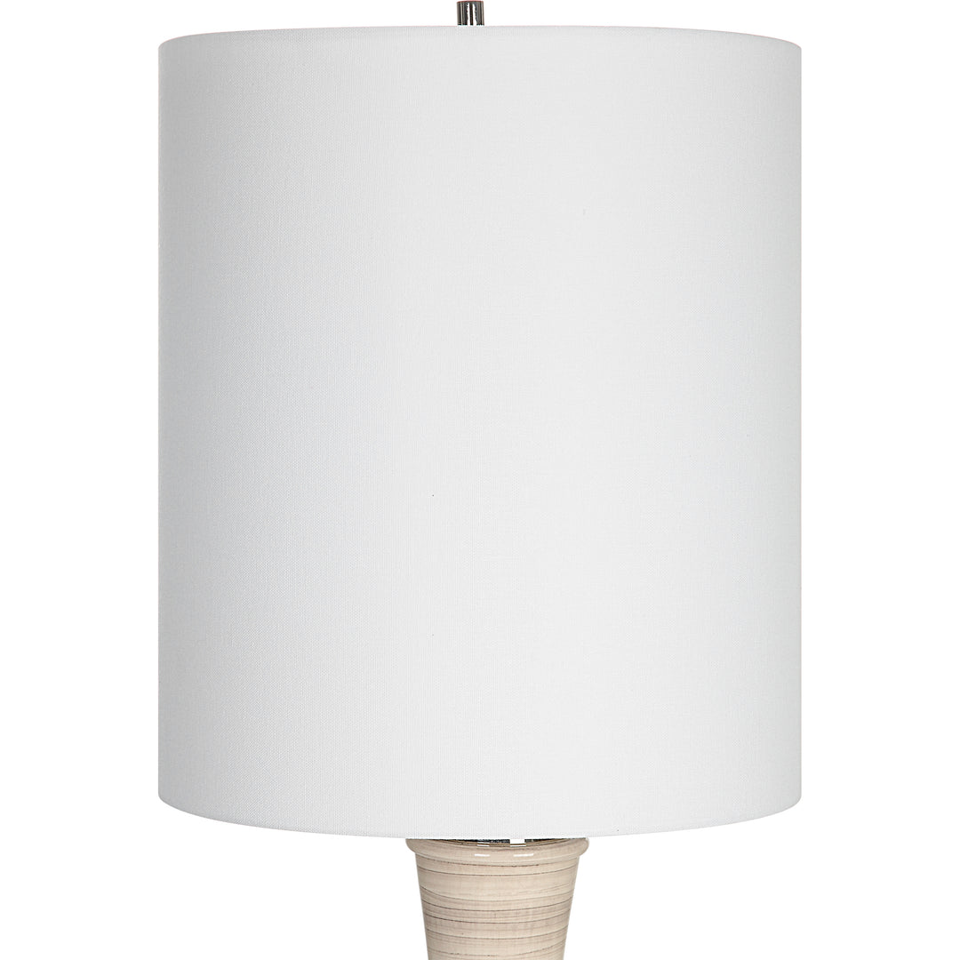 CHALICE STRIPED TABLE LAMP - AmericanHomeFurniture