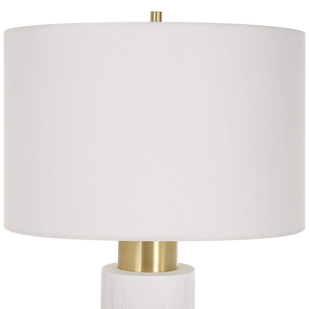 Ruse Whitewashed Table Lamp