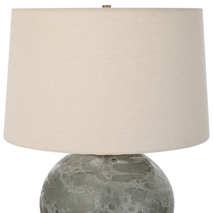 Lunia Gray Glass Table Lamp