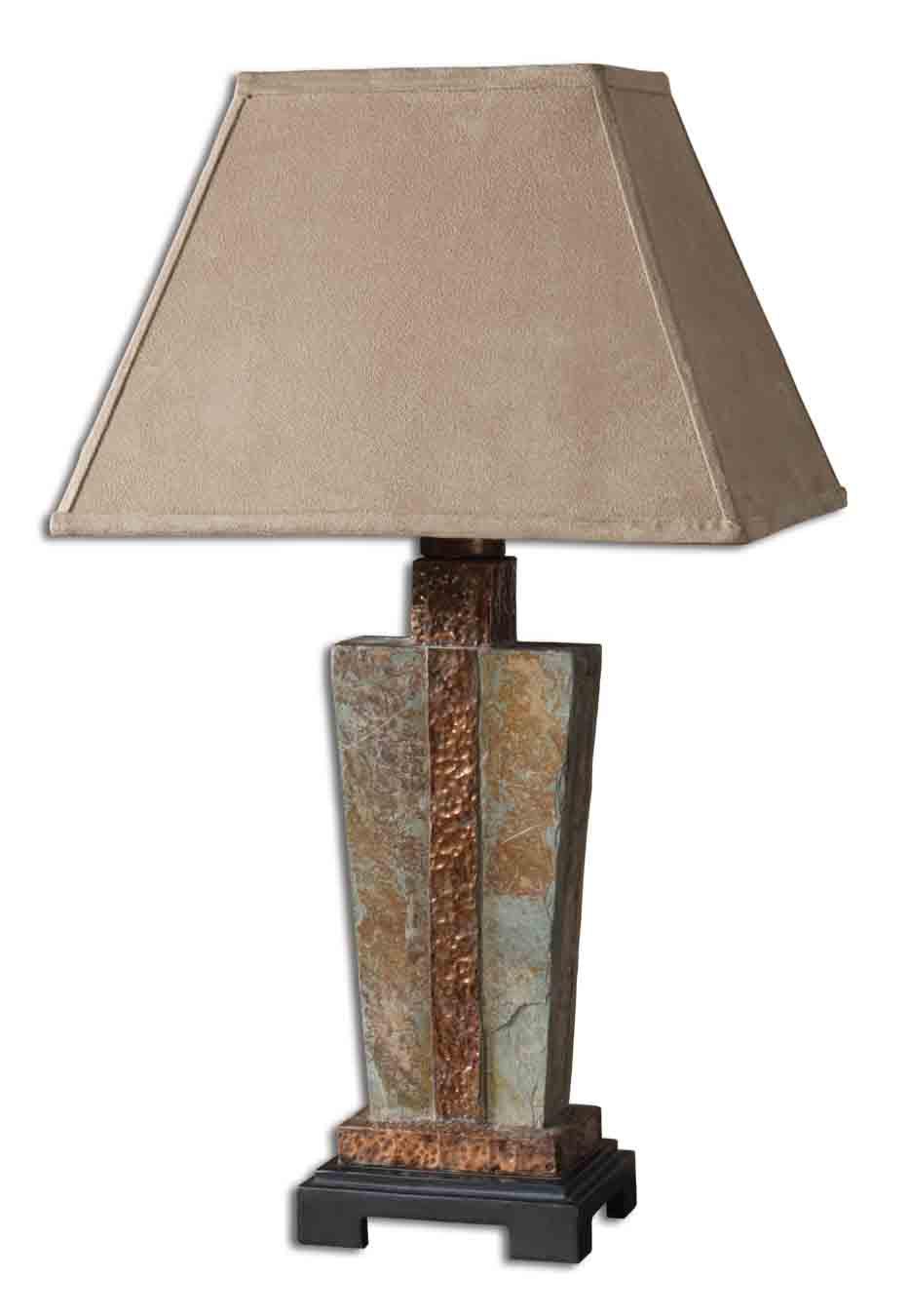 American Home Furniture Uttermost Slate Accent Lamp